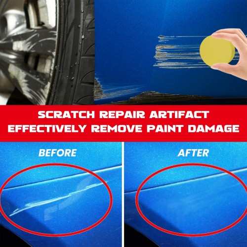 Homonth Car Scratch Repair Paste, Car Paint Scratch Deep Repair Paint Polish Refurbishment Paste 60ml